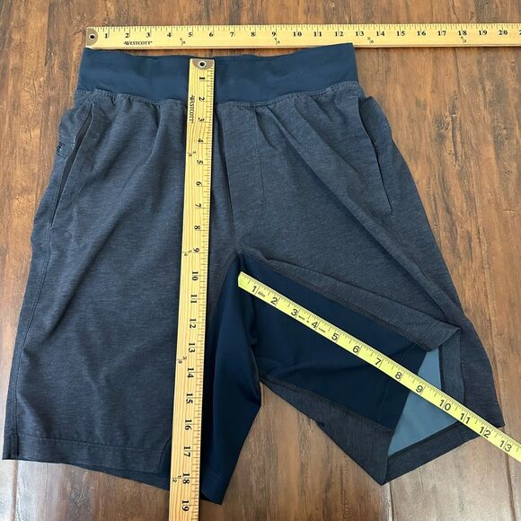 LULULEMON T.H.E Short Linerless 9" Performance Shorts M7Y50S Heather Blue - Picture 9 of 9